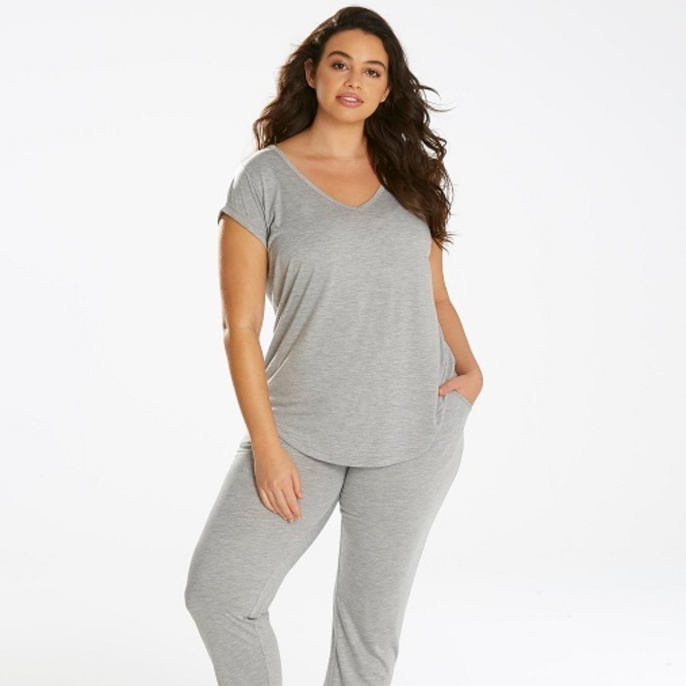 PRETTY SECERTS JERSEY SLOUCH T-SHIRT - GREY 20/22 (NEW WITH TAGS) A15